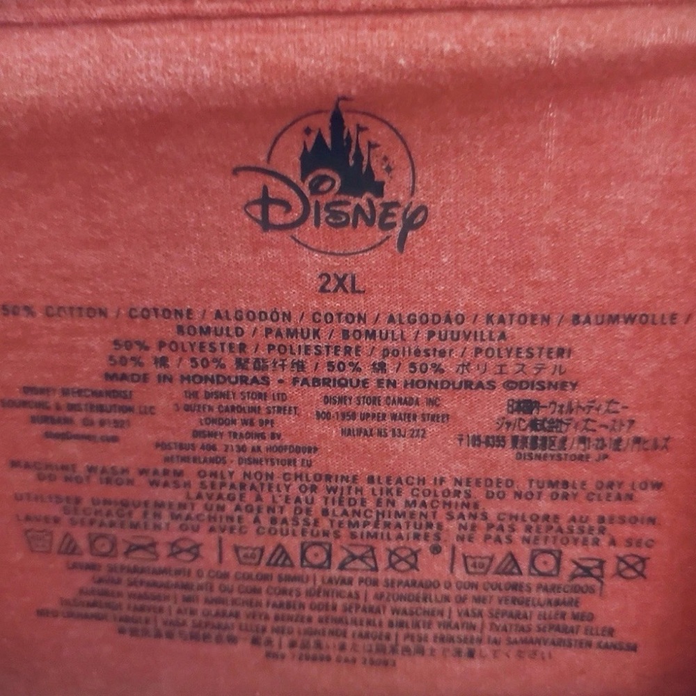 DISNEY- Mickey Mouse Club Member Original Mouseketeer Women's T-shirt Red 2XL - Picture 5 of 5